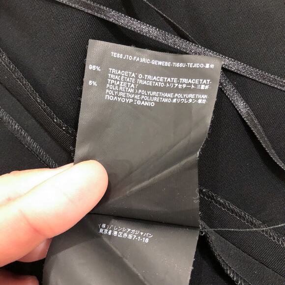 Balenciaga Black Dress Front Tie - Picture 10 of 12